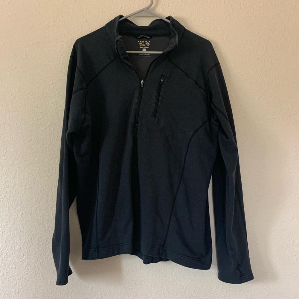 Mountain Hardwear layering pullover sz XL Black